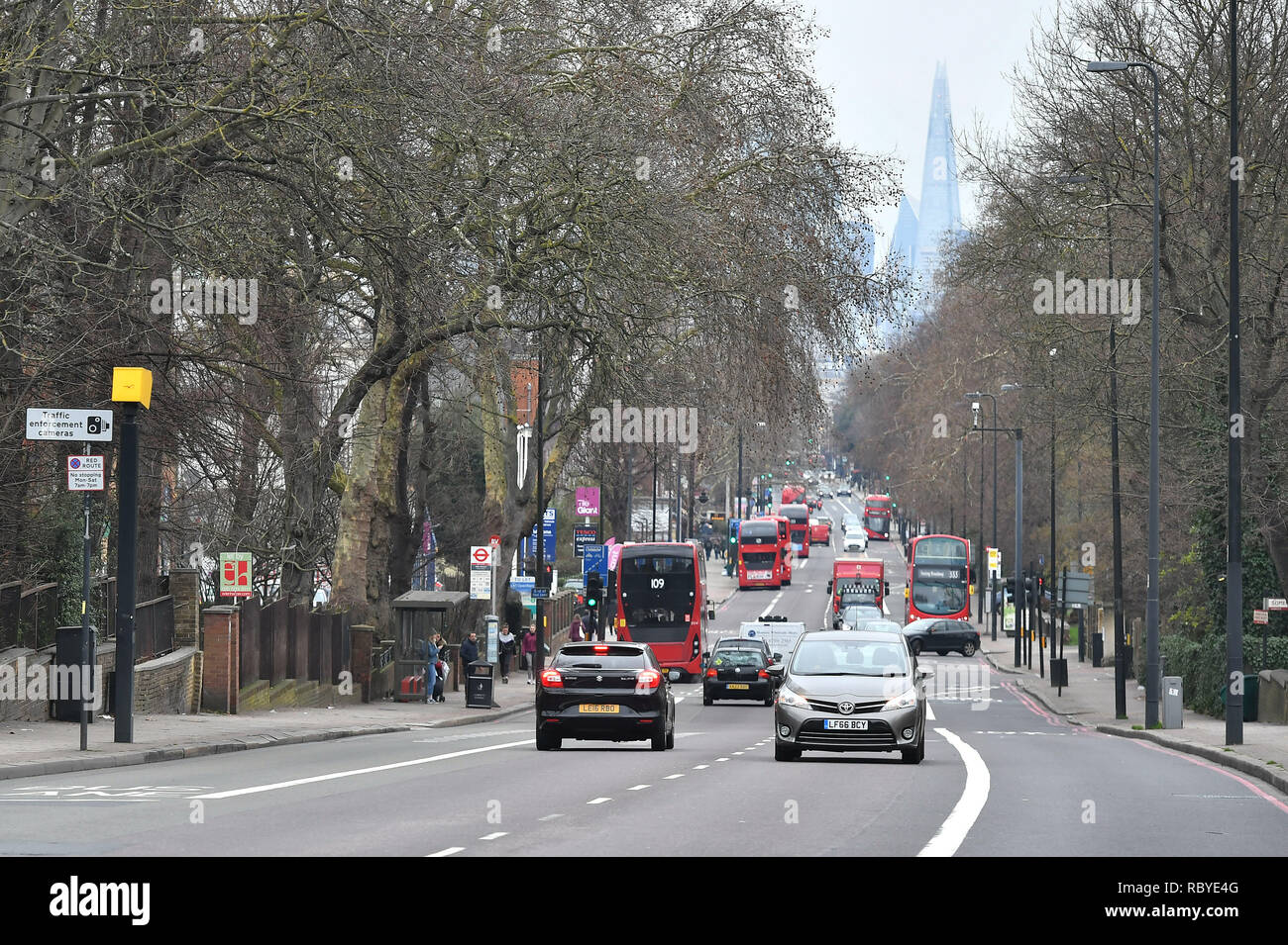 Brixton hill in london where young woman was killed hires stock