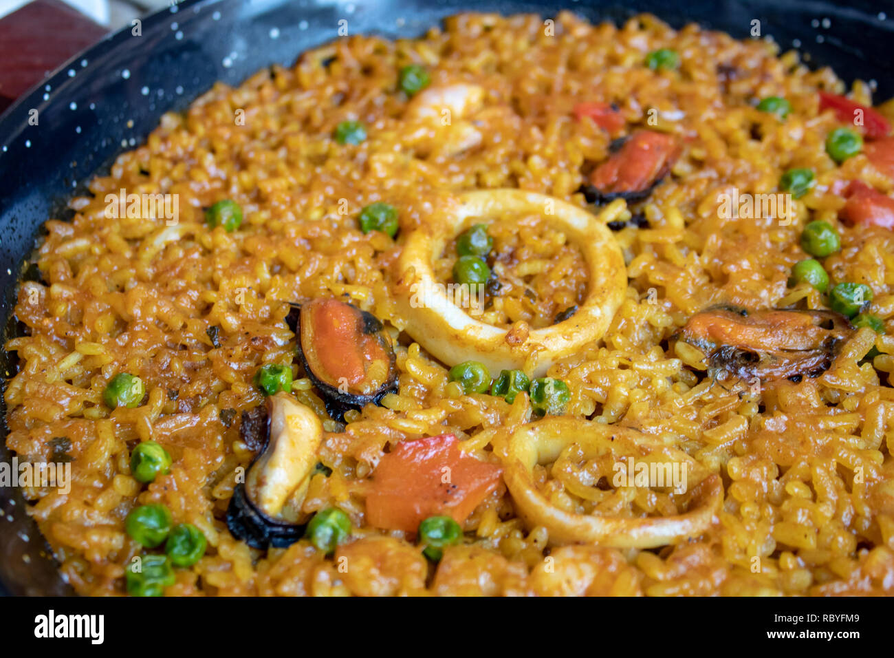 Closeup paella hires stock photography and images Alamy