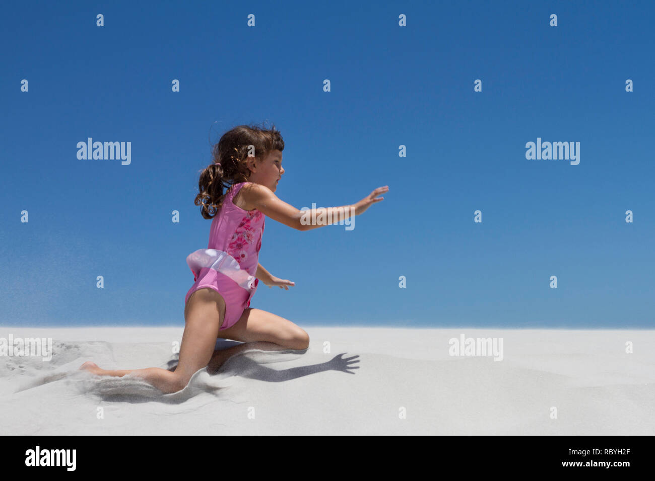 pink swimming costume