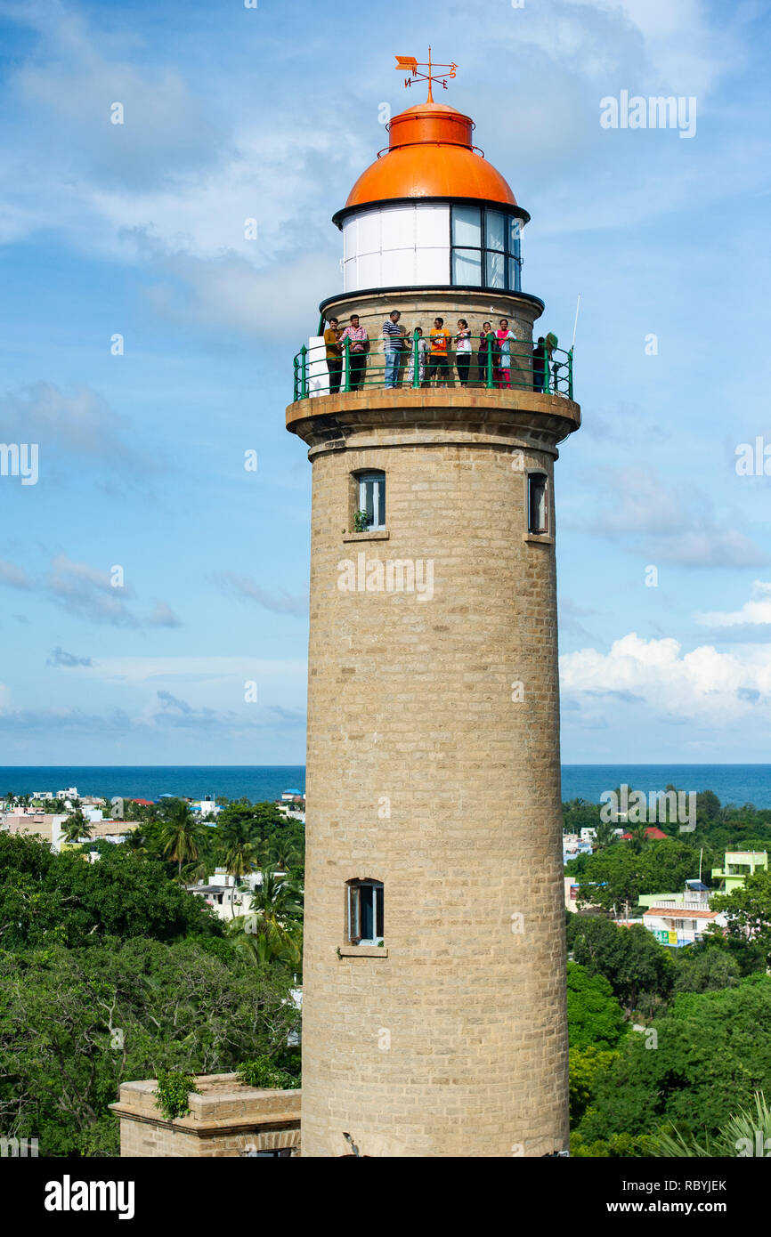 Mahabalipuram lighthouse near Chennai, India Stock Photo Alamy