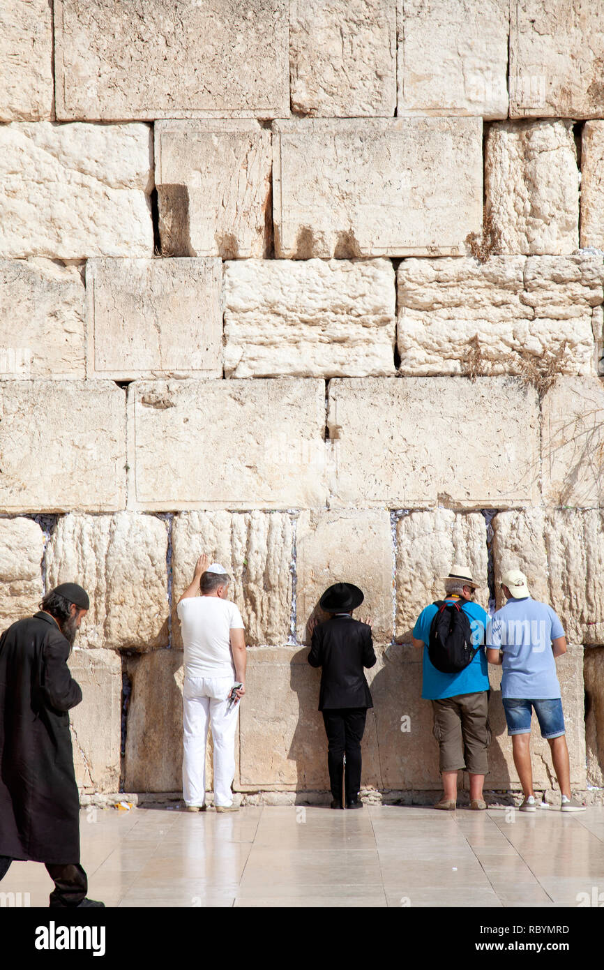 Jerusalem old city western wall hi-res stock photography and images - Alamy