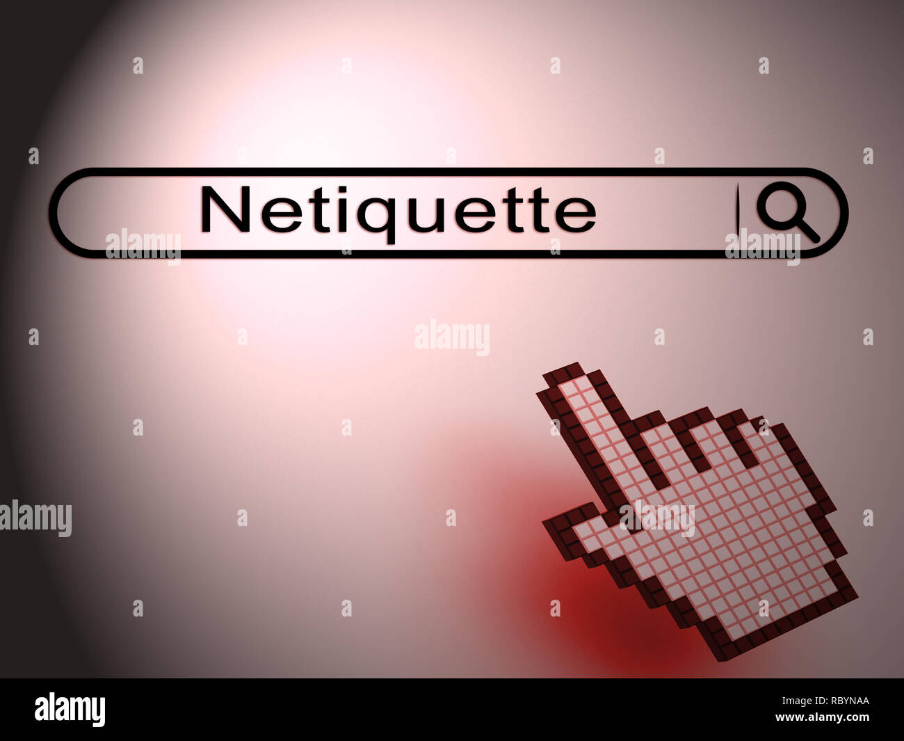 Netiquette Polite Online Conduct Or  Etiquette. Civility Protocol On