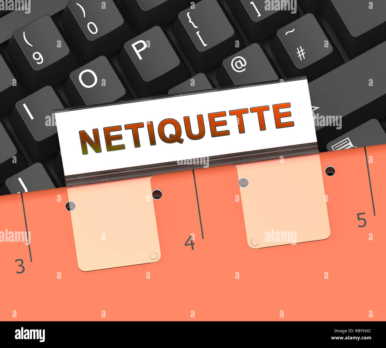 Netiquette Polite Online Conduct Or  Etiquette. Civility Protocol On