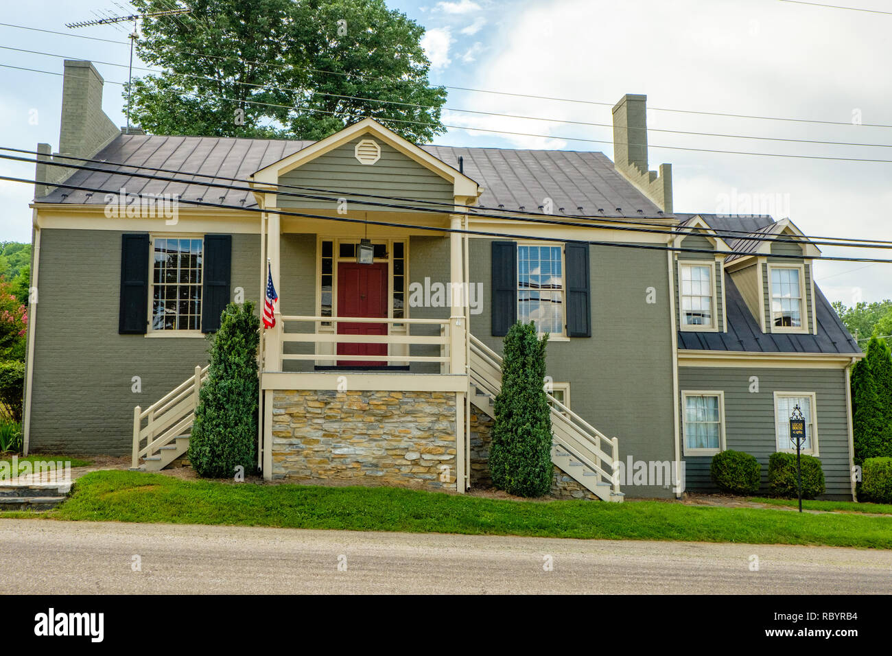 Lucas House, Brownsburg Turnpike, Brownsburg, Virginia Stock Photo Alamy