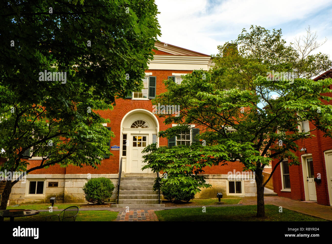 Former Rockbridge County Jail, Courthouse Square, Lexington, Virginia Stock Photo