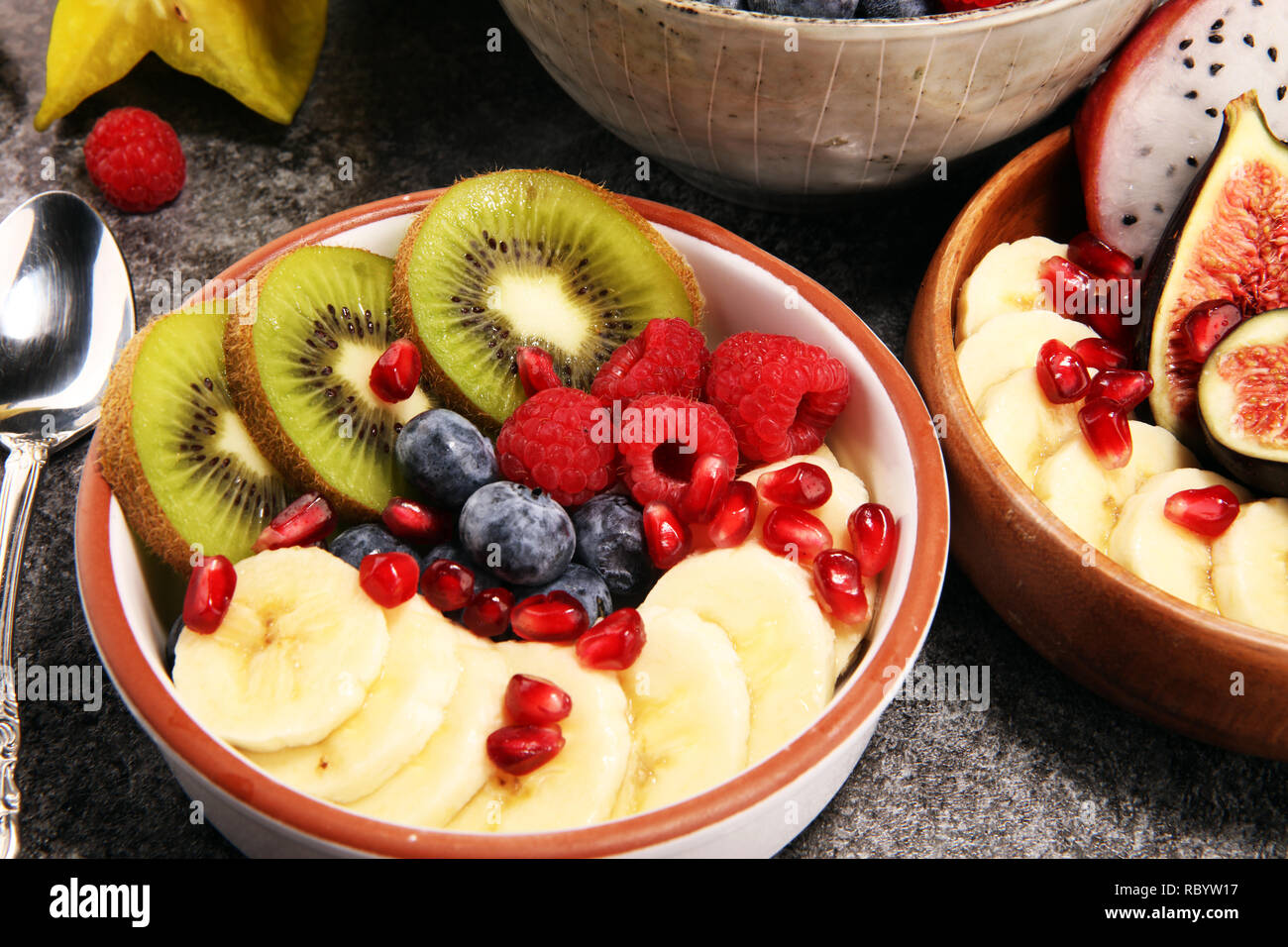 Fruit salad bowl hi-res stock photography and images - Alamy