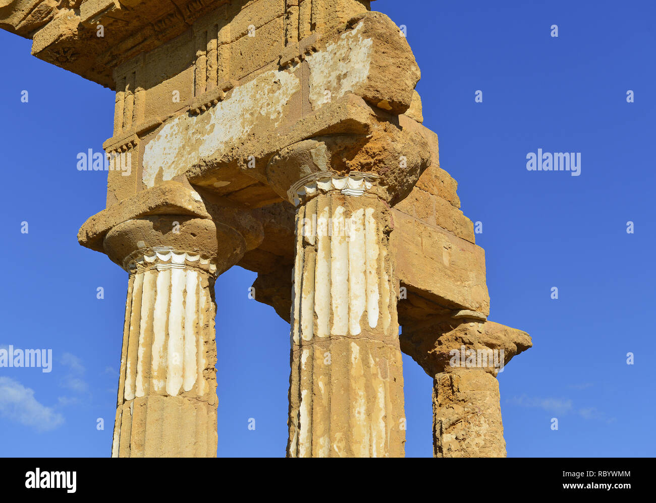 Ancient Greek Temples in Agrigento Sicily Stock Photo - Alamy