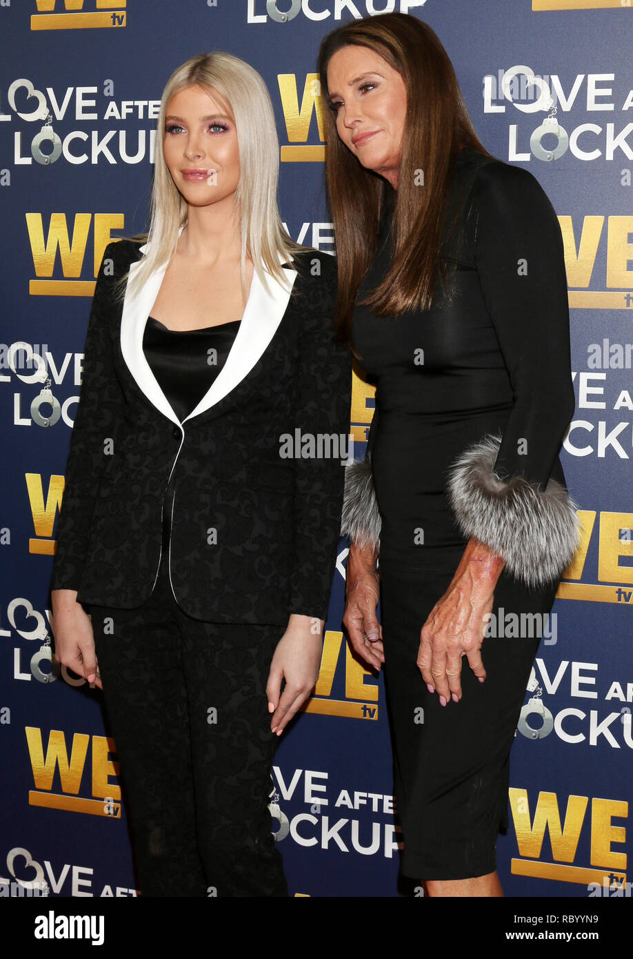 WE TV celebrates the return of 'Love After Lockup' with panel, 'Real Love: Relationship Reality TV's Past, Present & Future,' at The Paley Center for Media  Featuring: Sophia Hutchins, Caitlyn Jenner Where: Beverly Hills, California, United States When: 12 Dec 2018 Credit: Nicky Nelson/WENN.com Stock Photo