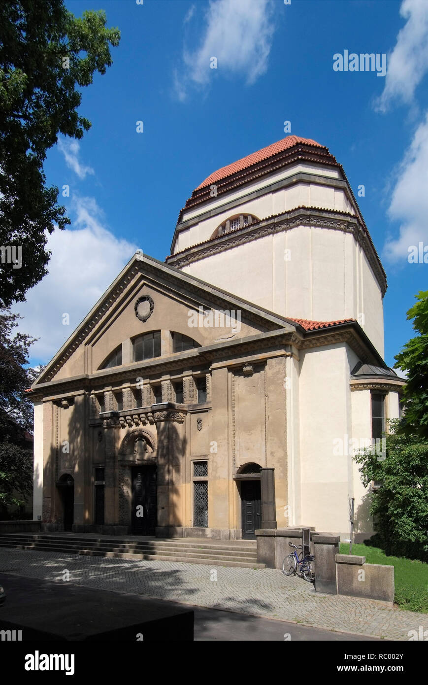 Neue Synagoge, Otto-Müller-Straße, Görlitz, Sachsen, Deutschland, Europa | Neue Synagogue, Otto-Müller-Straße, Goerlitz, Saxony, Germany, Europe Stock Photo