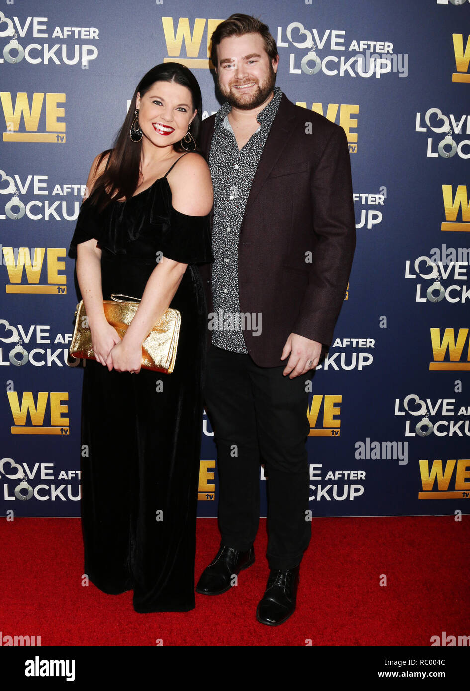 WE TV celebrates the return of 'Love After Lockup' with panel, 'Real Love: Relationship Reality TV's Past, Present & Future,' at The Paley Center for Media  Featuring: Amy Duggar, Dillon King Where: Beverly Hills, California, United States When: 12 Dec 2018 Credit: Nicky Nelson/WENN.com Stock Photo