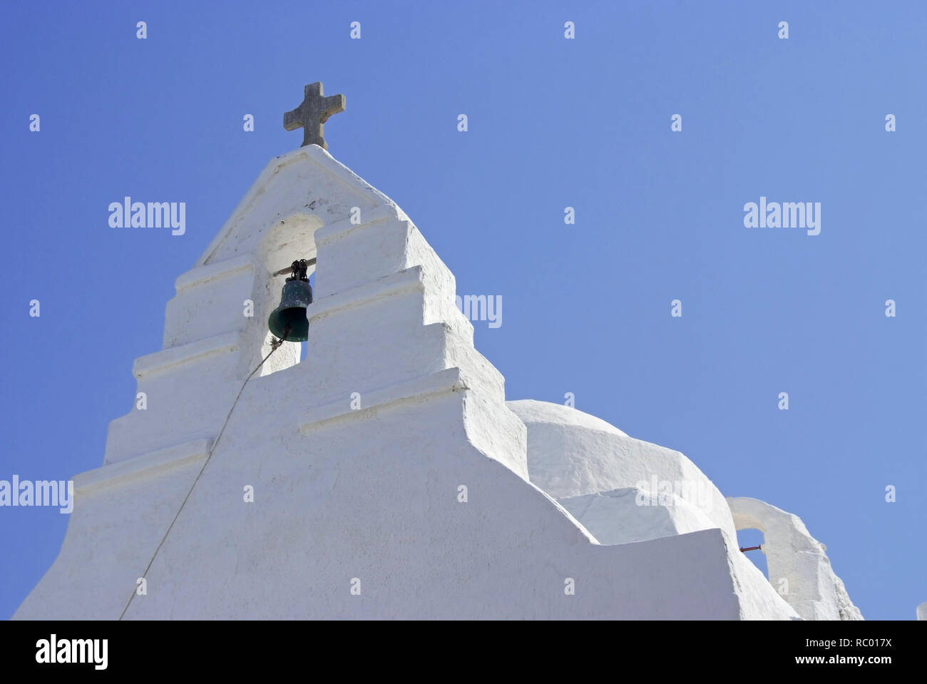 Panagia-Paraportiani Kirche in der Chora, Mykonos, Insel der Kykladen im Ägäischen Meer, Griechenland, Europa | The church of Panagia (Virgin Mary) Pa Stock Photo
