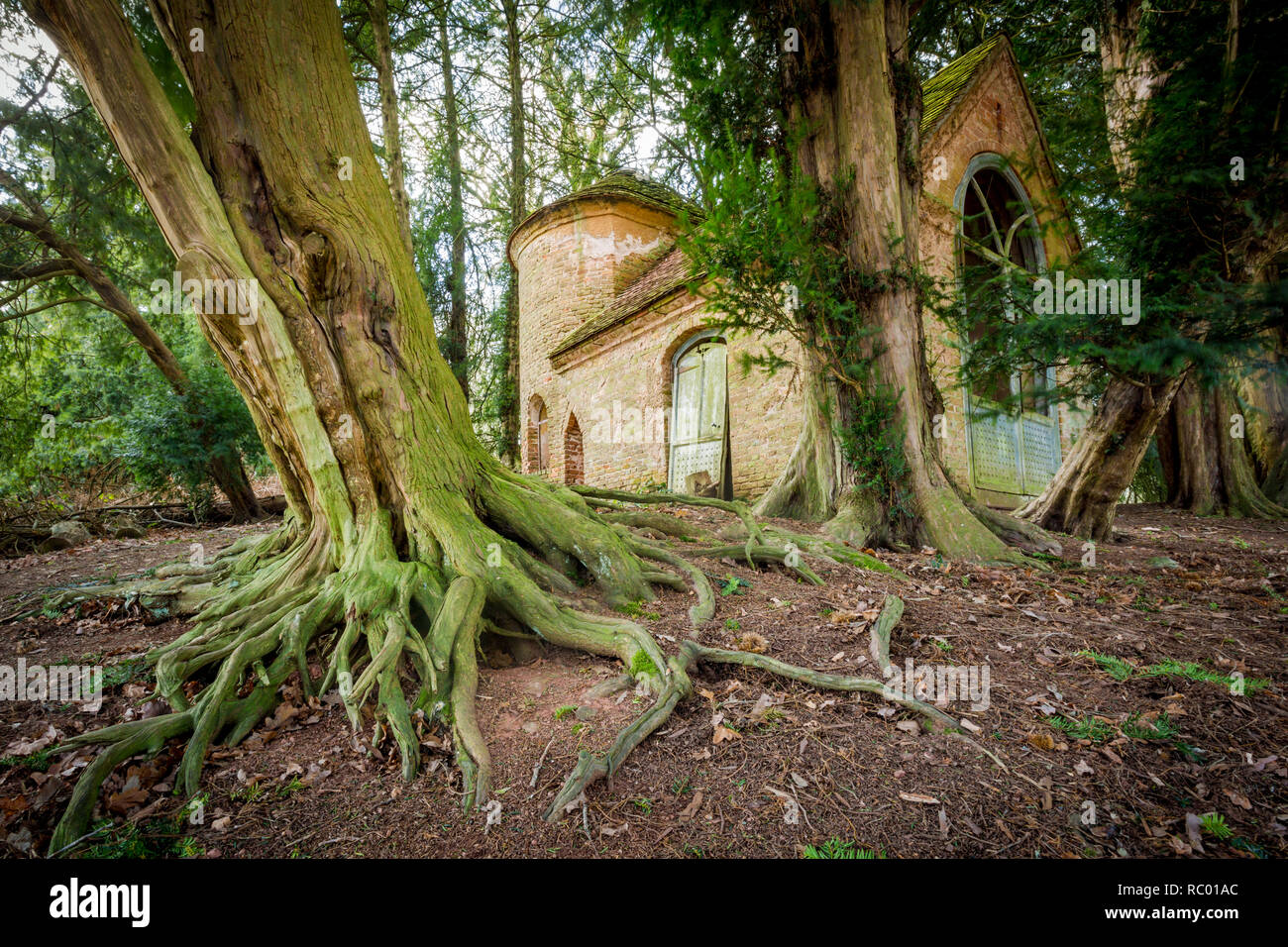 Shenstone's Chapel, near Enville and Kinver, Staffordshire, UK Stock Photo