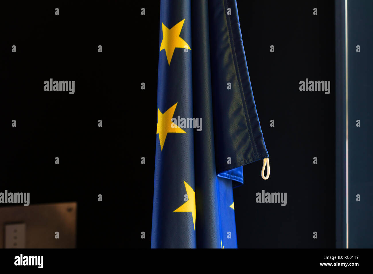 The EU flag Stock Photo
