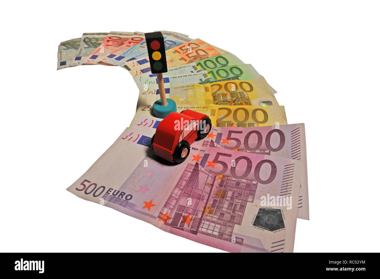 Euro-Banknoten, Geldscheine Stock Photo