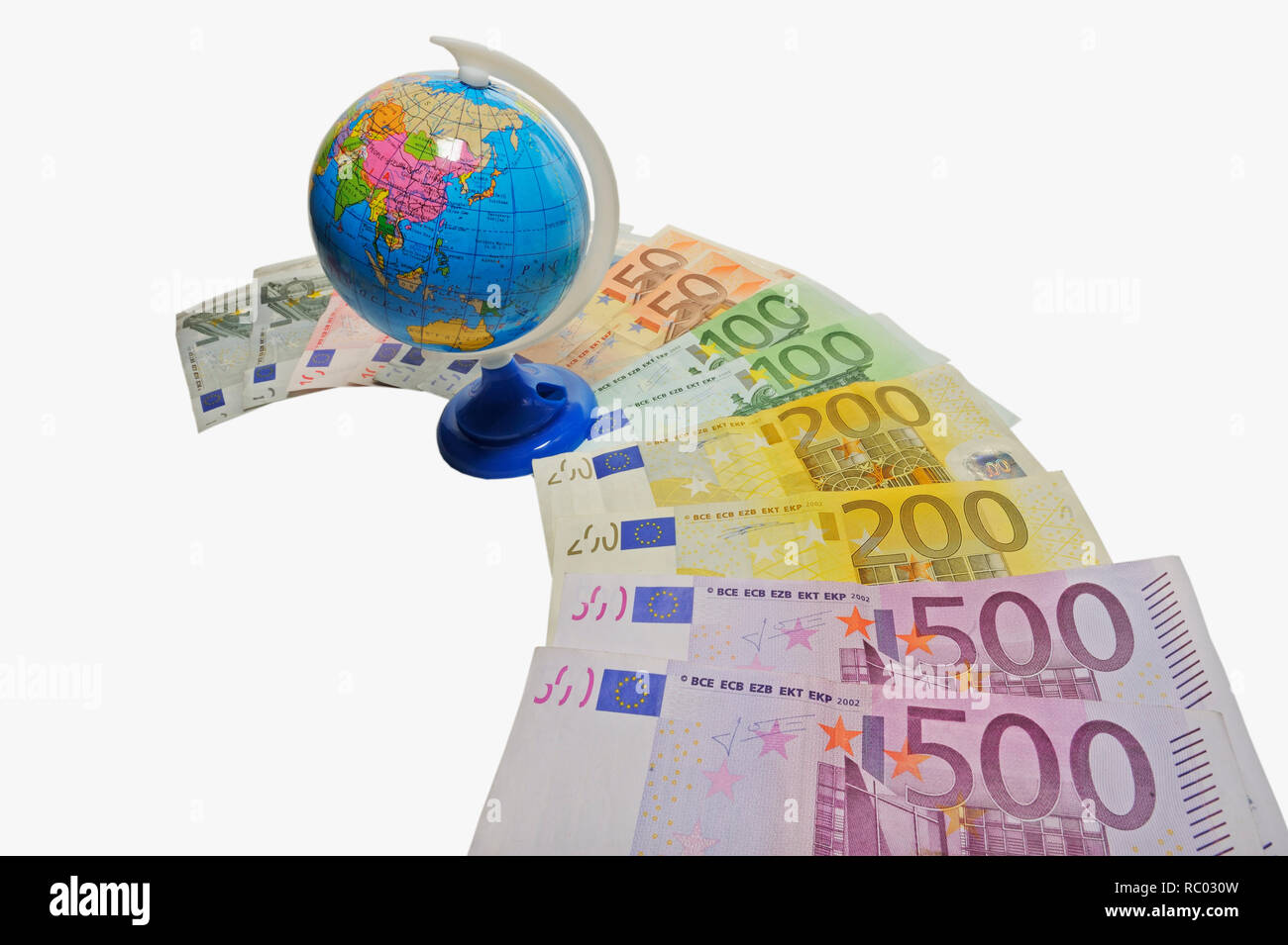 Euro-Banknoten, Geldscheine Stock Photo