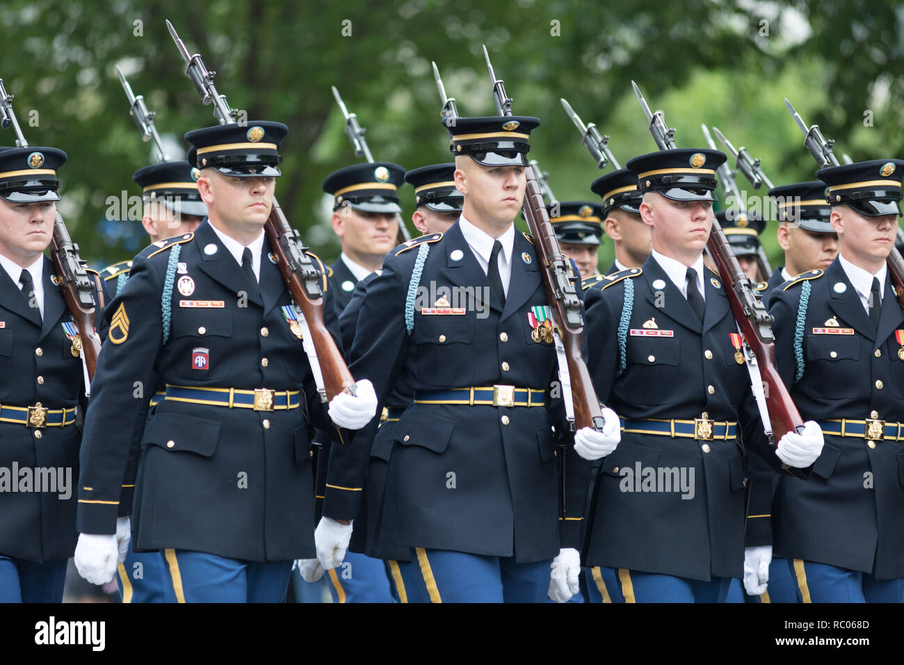 Washington, D.C., USA - May 28, 2018: The National Memorial Day Parade ...