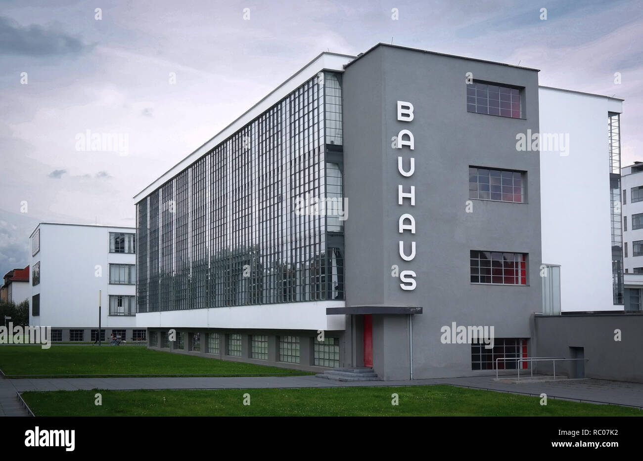 Dessau, Sachsen-Anhalt, Bauhaus, Architektur, Gropius, Design Stock Photo