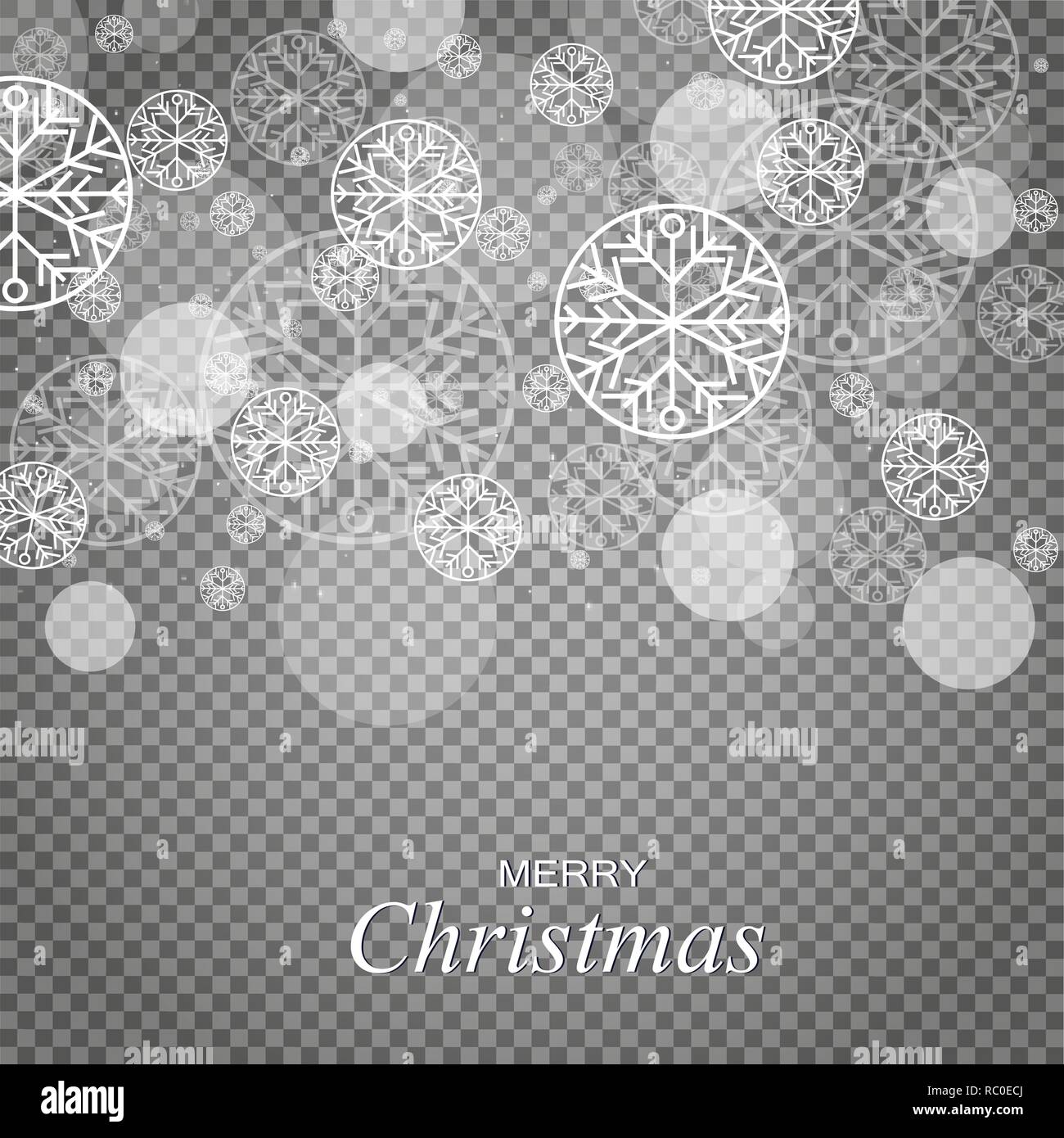 Christmas ornaments made from snowflakes vector illustration Stock ...