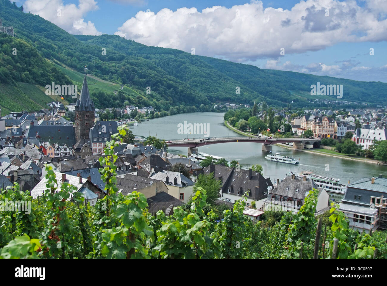 Bernkastel-Kues, Mittelmosel, Landkreis Bernkastel-Wittlich, Rheinland-Pfalz, Deutschland, Europa | Bernkastel-Kues, district Bernkastel Wittlich, Mid Stock Photo