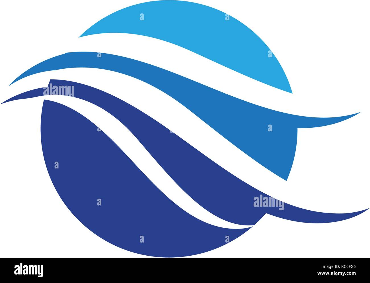 Water wave icon vector illustration design logo Stock Vector Image ...
