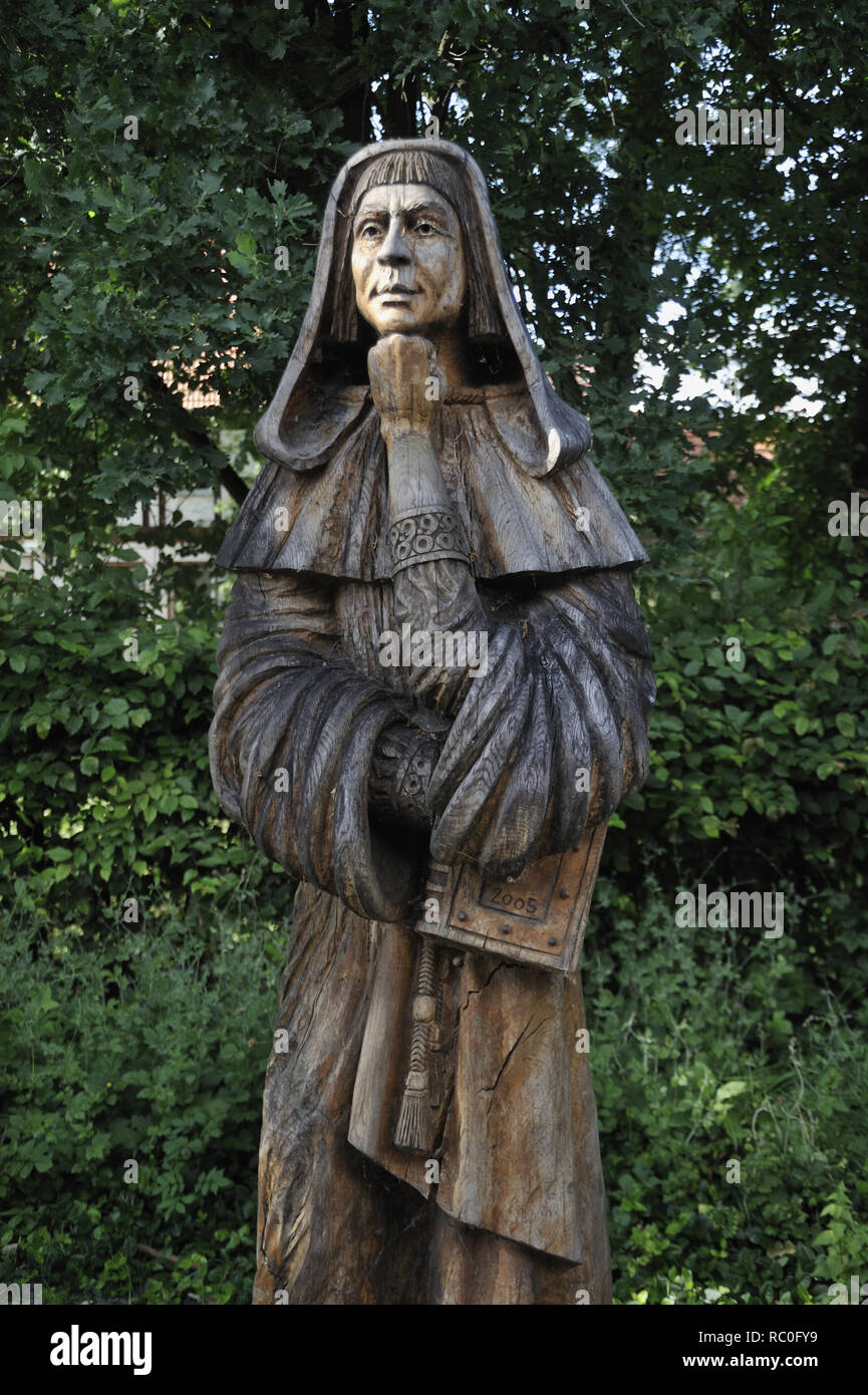 Skulptur, Arneburg, Landkreis Stendal, Sachsen-Anhalt, Deutschland, Europa | sculpture, Arneburg, district Stendal, Saxony-Anhalt, Germany, Europe Stock Photo