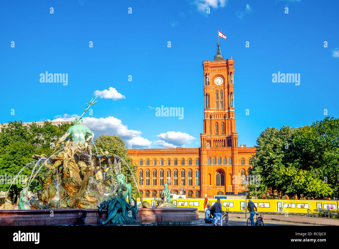 Red town hall, Berlin, Germany Stock Photo