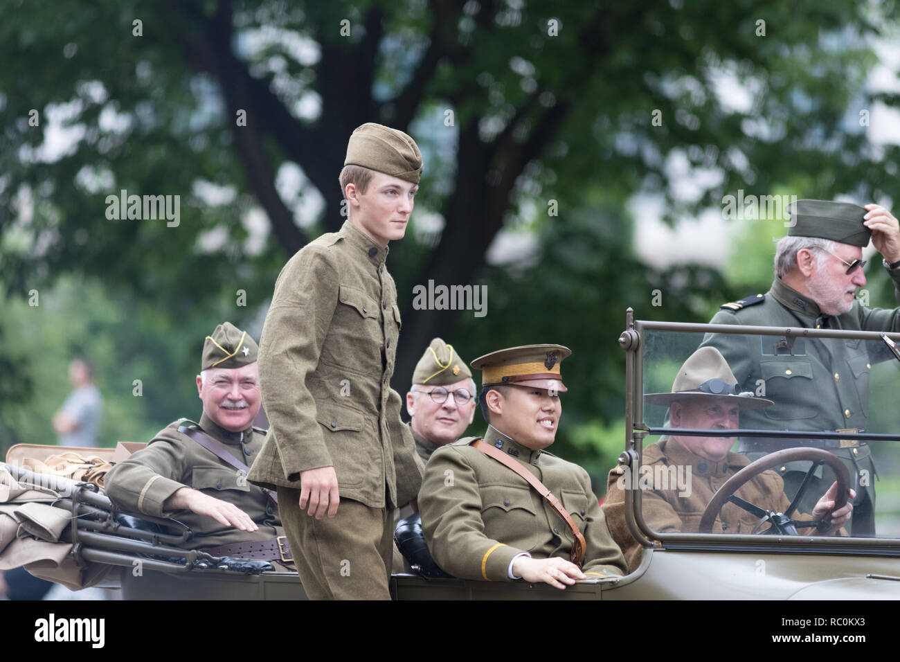 Washington, D.C., USA - May 28, 2018: The National Memorial Day Parade ...
