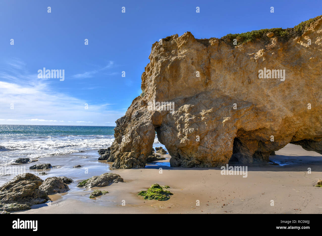 Beautiful and romantic El Matador State Beach in Malibu, Southern