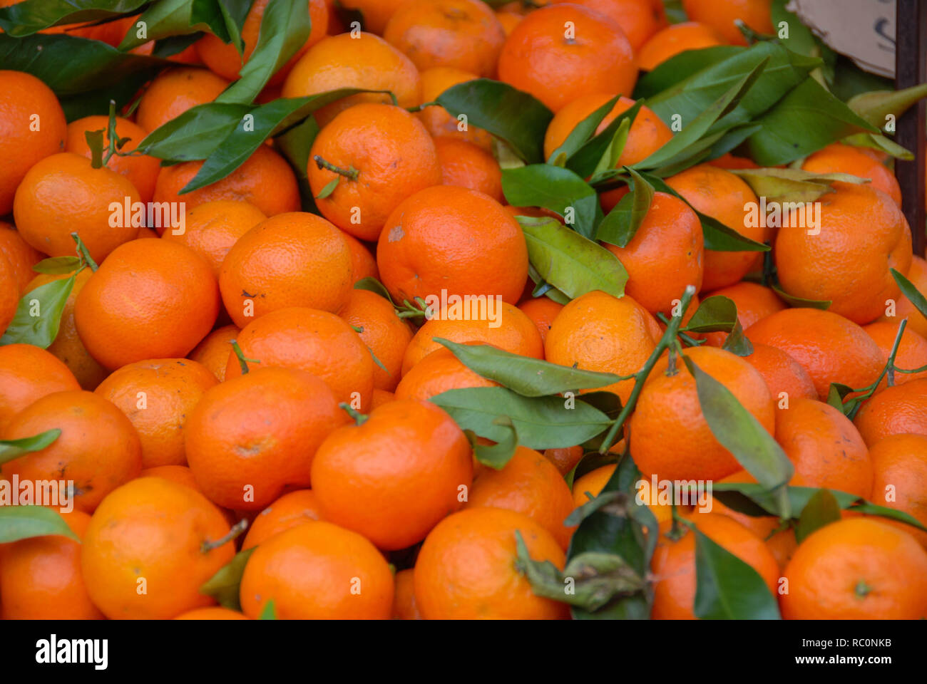 Mandarins for sale at the market Stock Photo Alamy