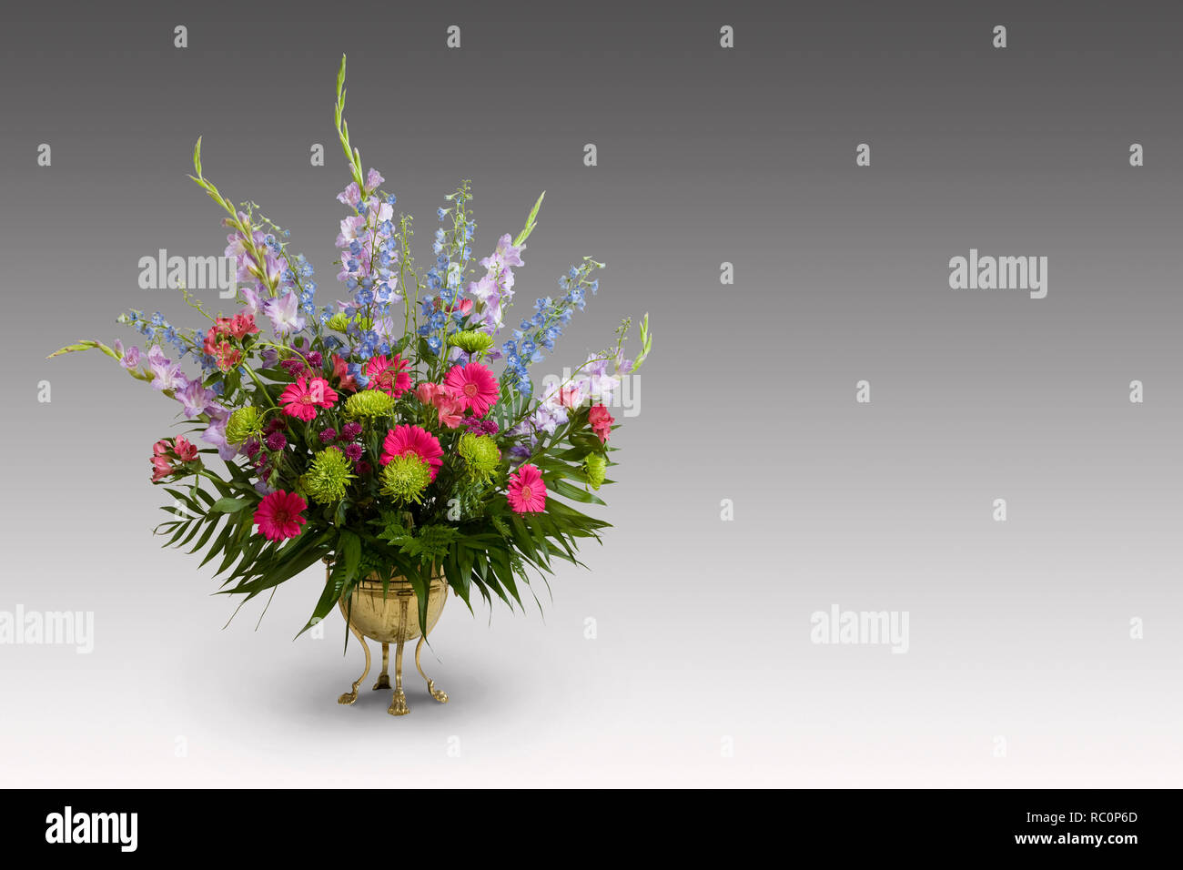 Large Flower Arrangement Stock Photo