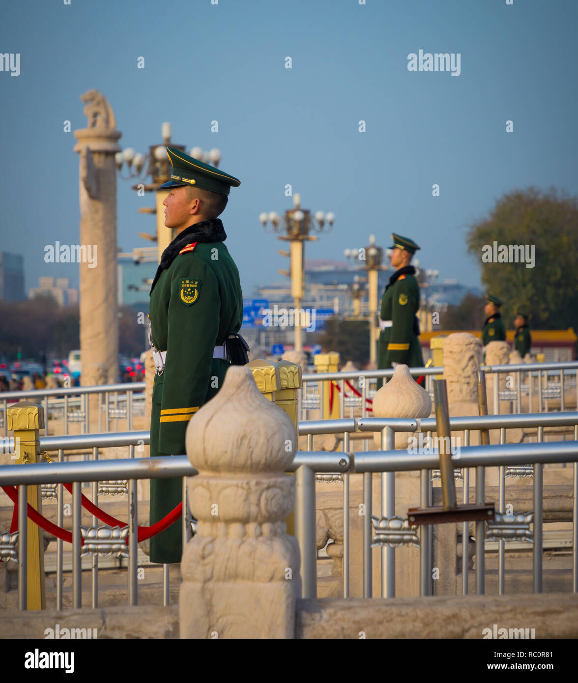 The Forbidden City is a palace complex in central Beijing, China. Stock Photo