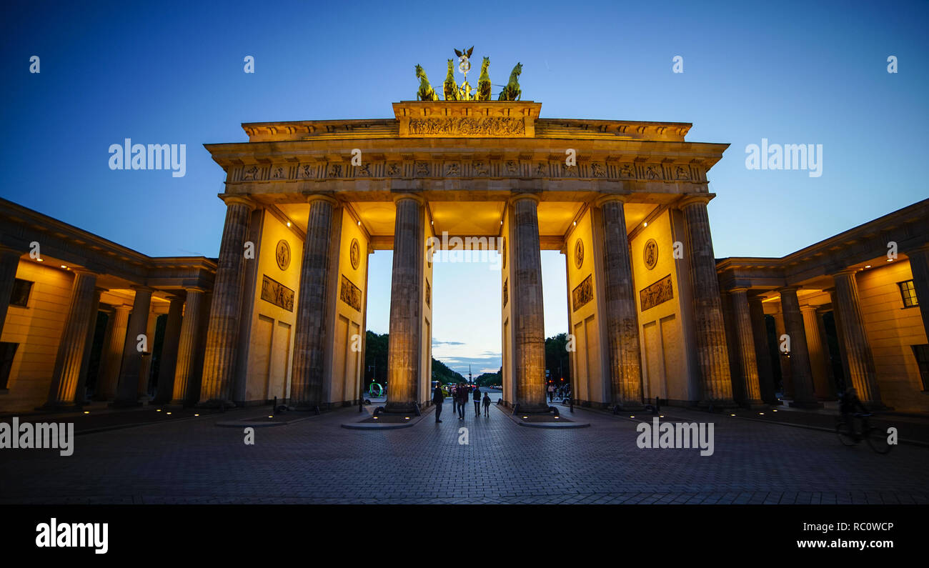 Berlin, Brandenburger Tor Stock Photo