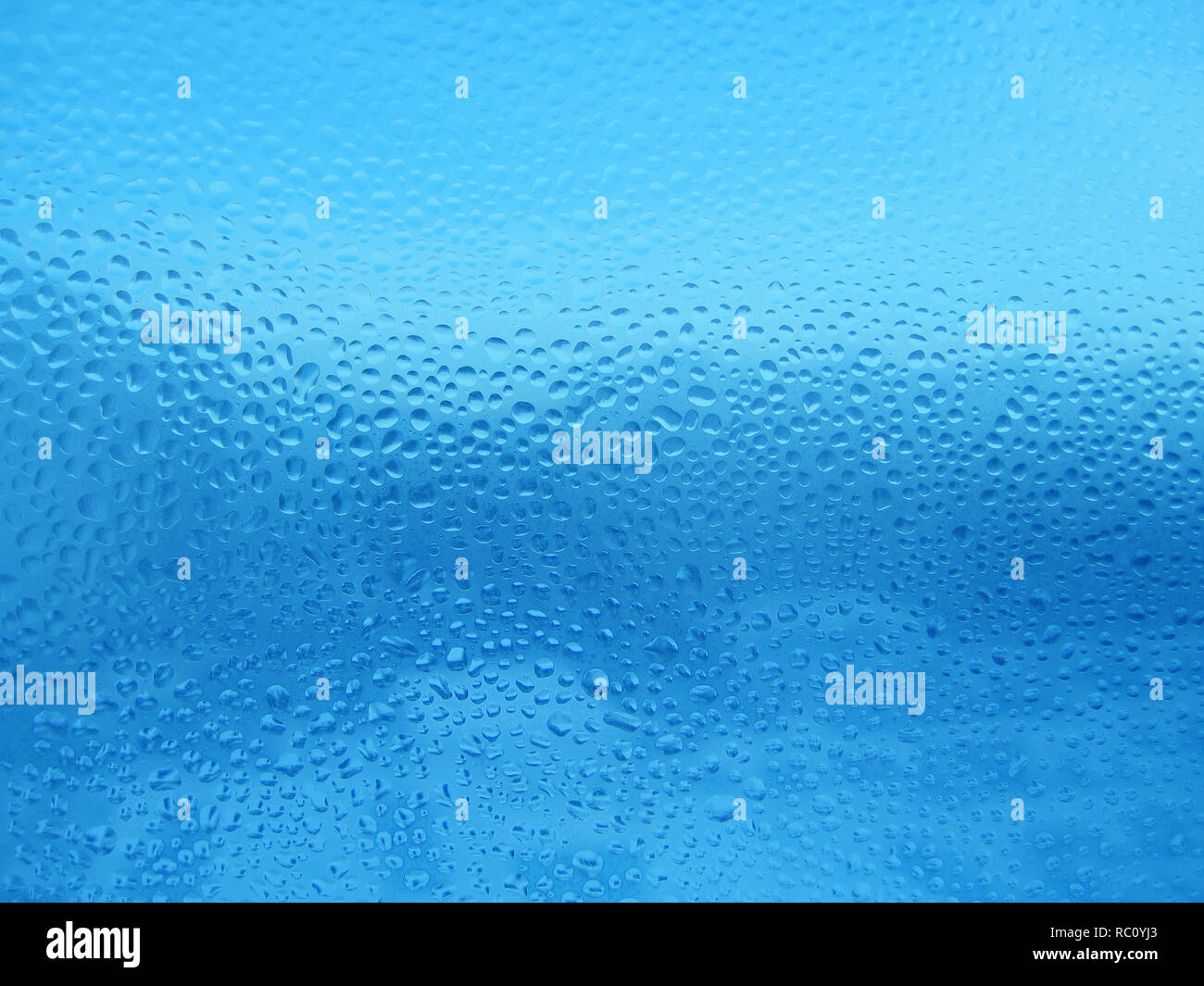 Natural water drops on window glass Stock Photo - Alamy