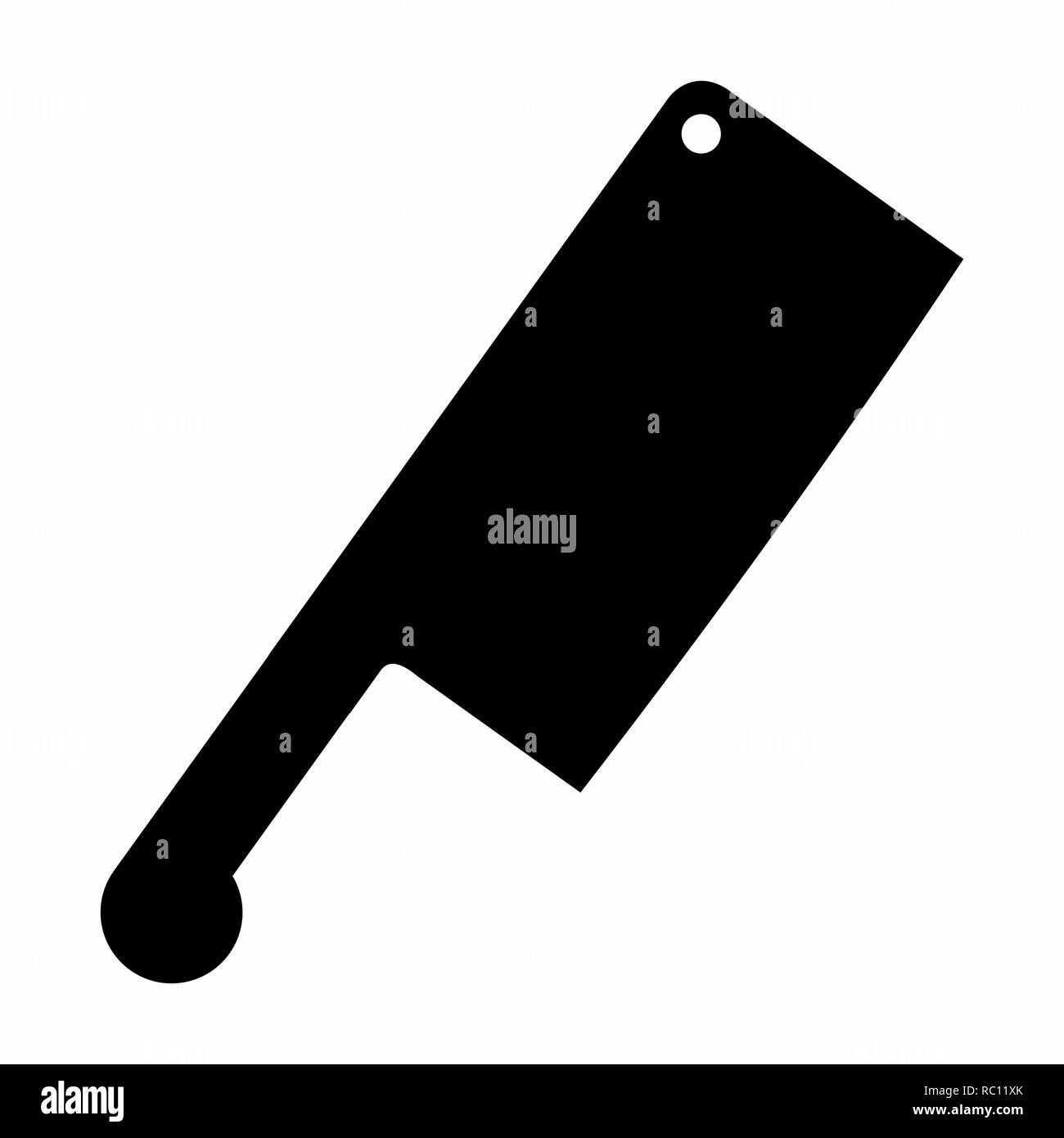 Meat Cleaver Black and White Stock Photos & Images Alamy