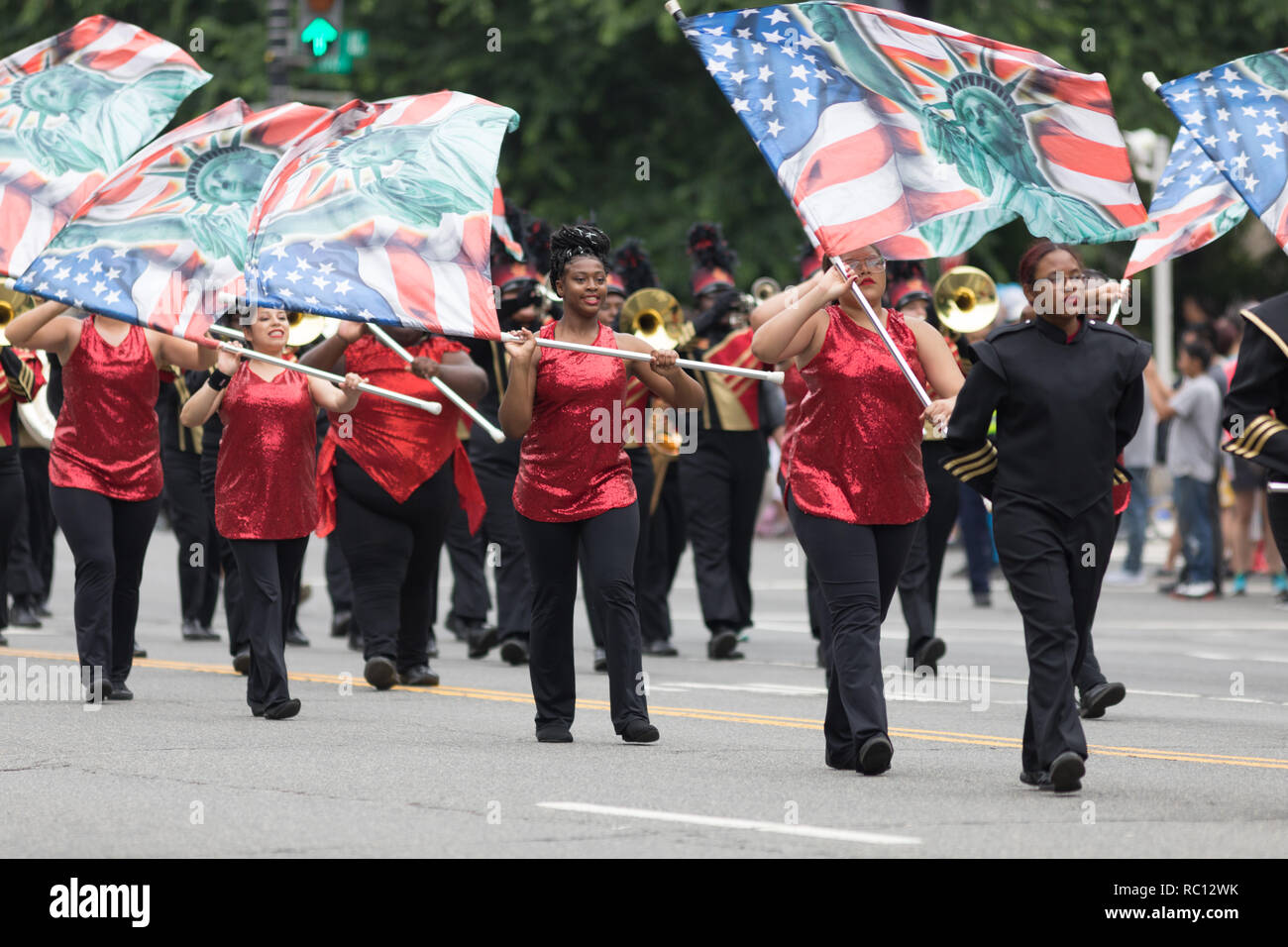 Washington, D.C., USA May 28, 2018 The National Memorial Day Parade