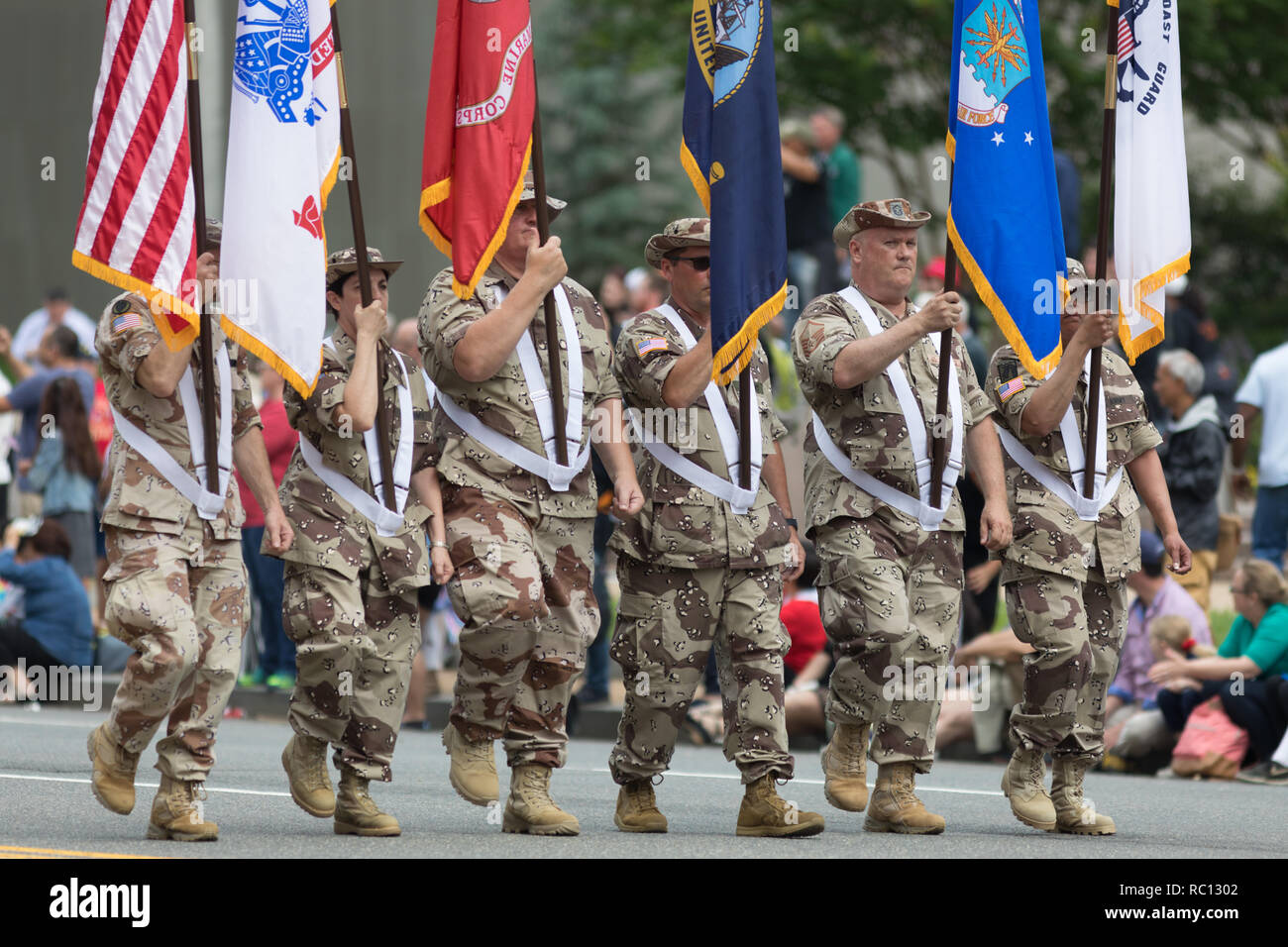 Washington, D.C., USA May 28, 2018 The National Memorial Day Parade