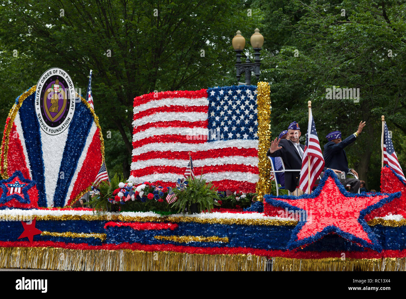Washington, D.C., USA May 28, 2018 The National Memorial Day Parade