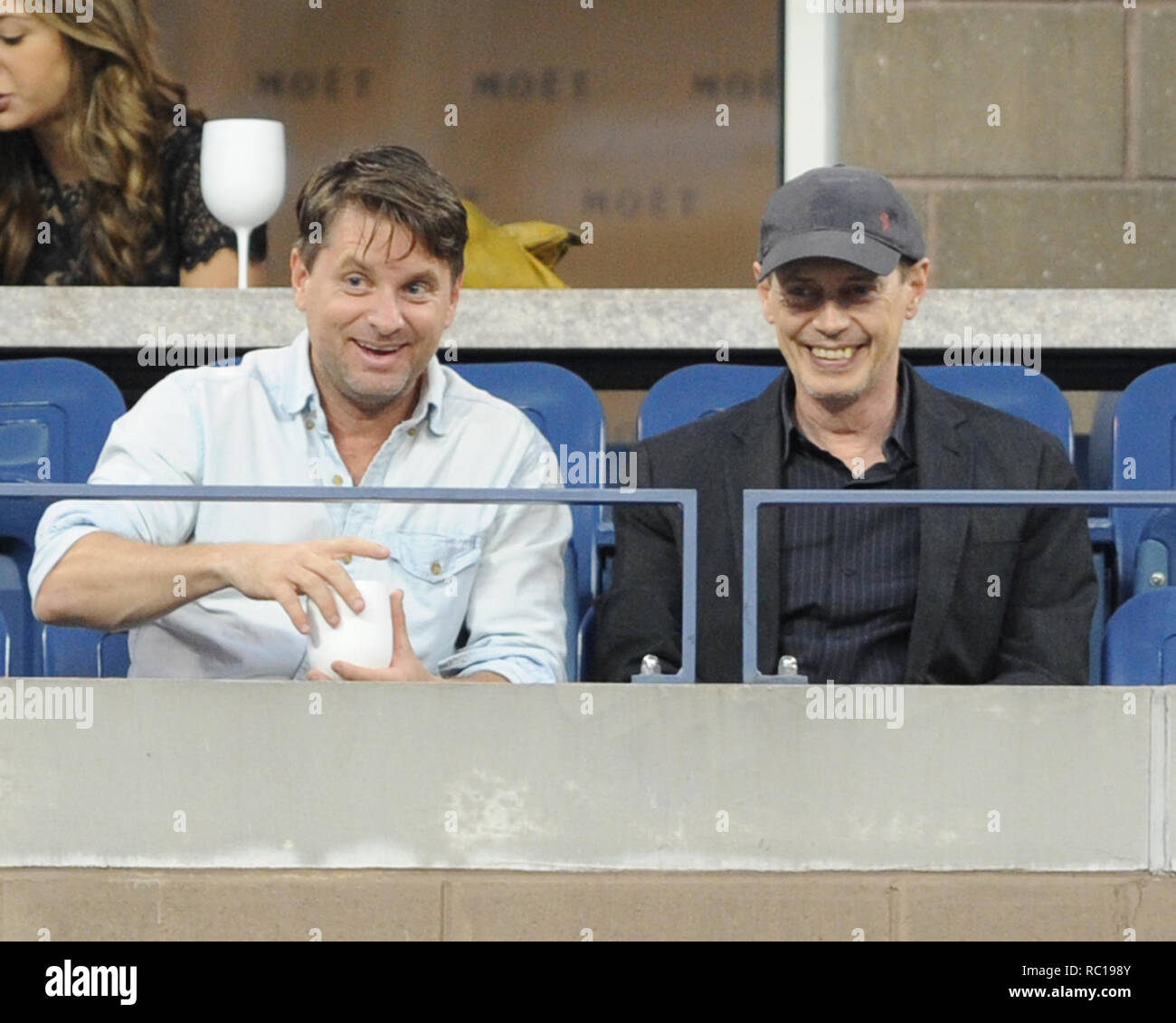 Steve Buscemi and Shea Whigham on the set of HBO s Boardwalk