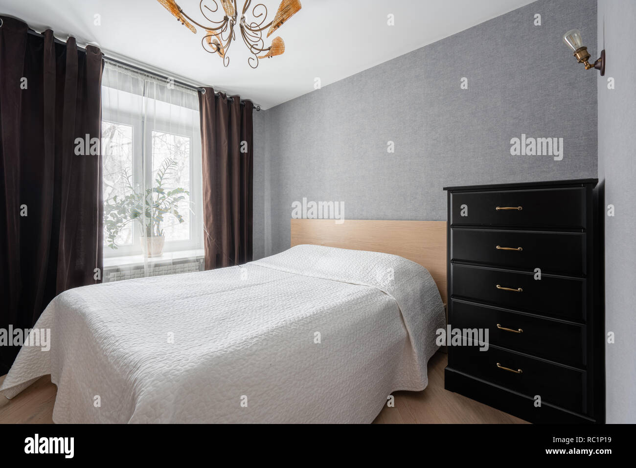 Russia, Nizhny Novgorod - January 10, 2018: Private apartment. Interior ...