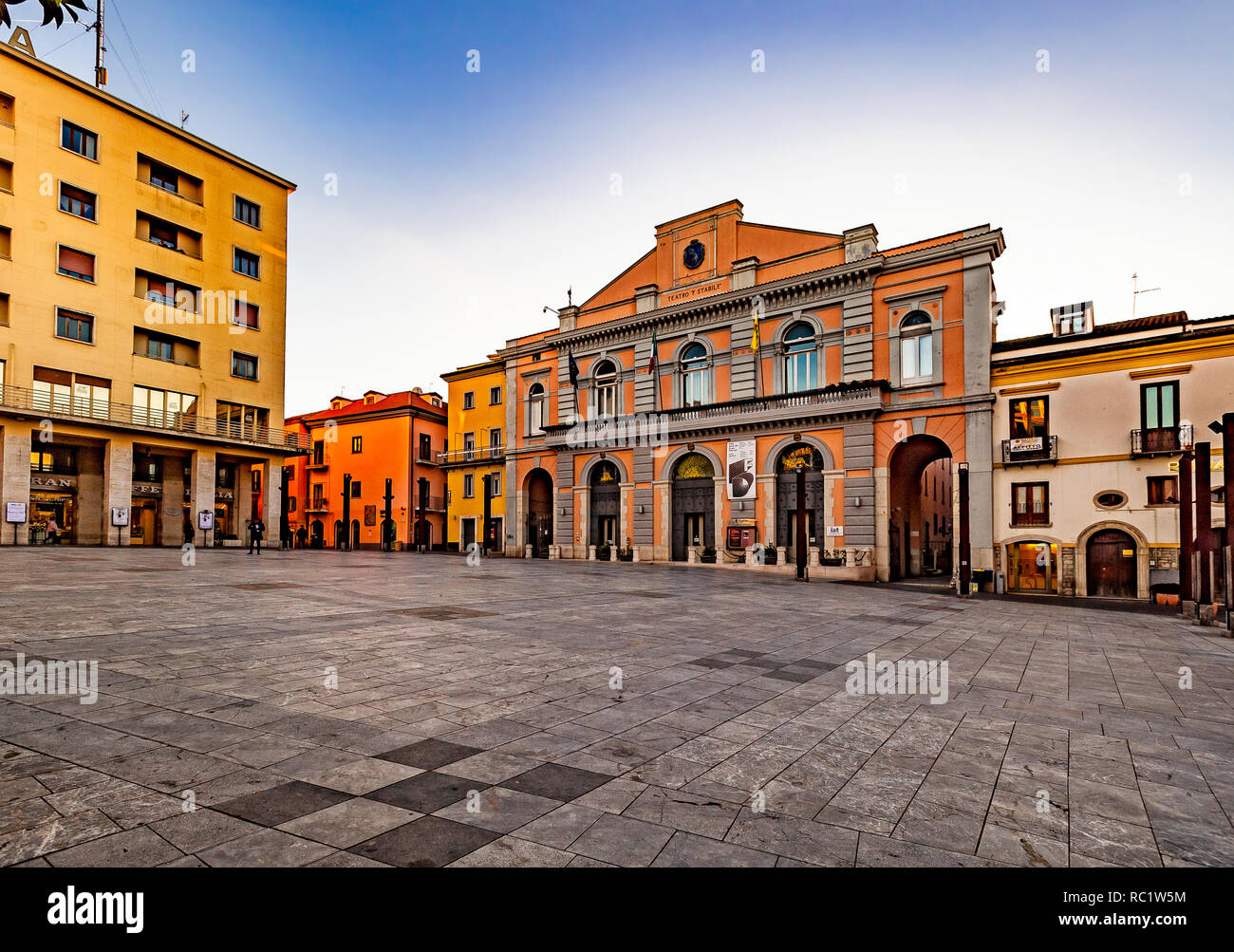 Italy Basilicata Potenza Piazza Mario Pagano Teatro Stabile Stock Photo -  Alamy