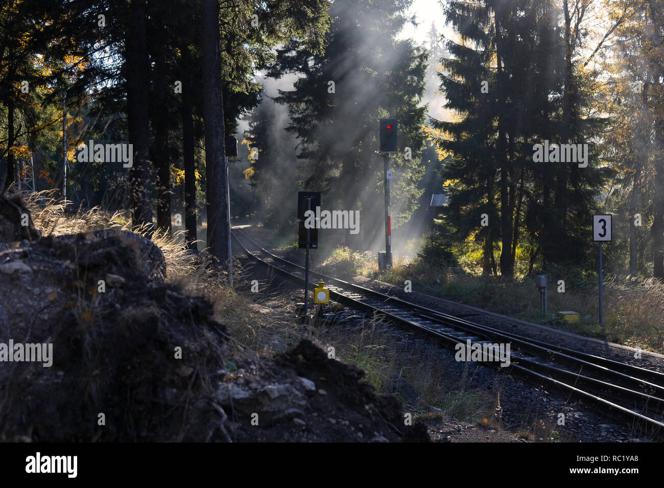 German railway signal hi-res stock photography and images - Alamy