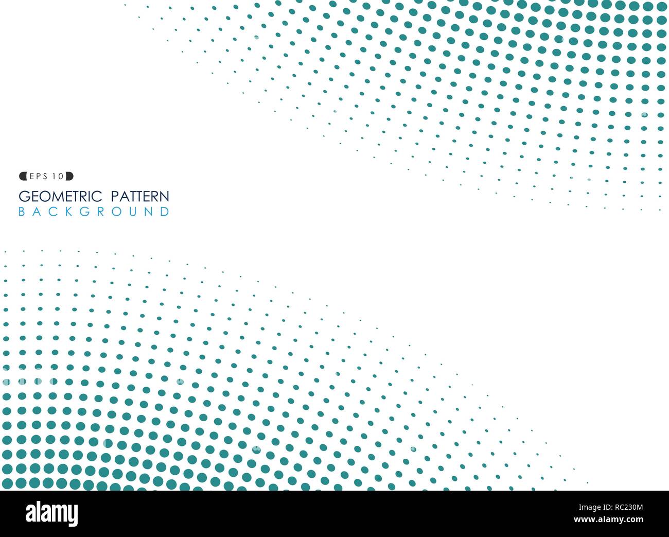 Abstract repeating circle pattern brochure template background - vector ...