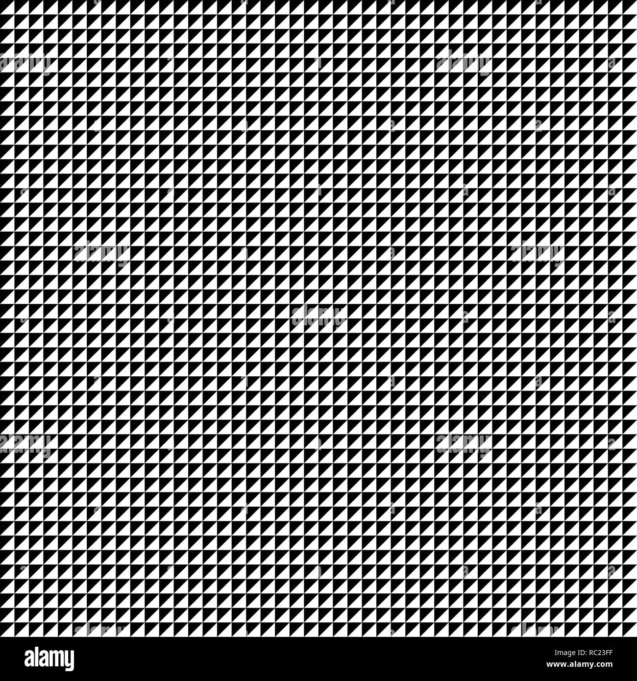 Abstract of black and white square geometric pattern background, vector ...