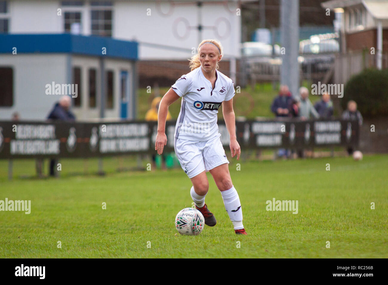 Swansea City Ladies Host Cardiff City Women In The Women S Welsh Premier League At Llandarcy Academy Of Sport Lewis Mitchell Ycpd Stock Photo Alamy