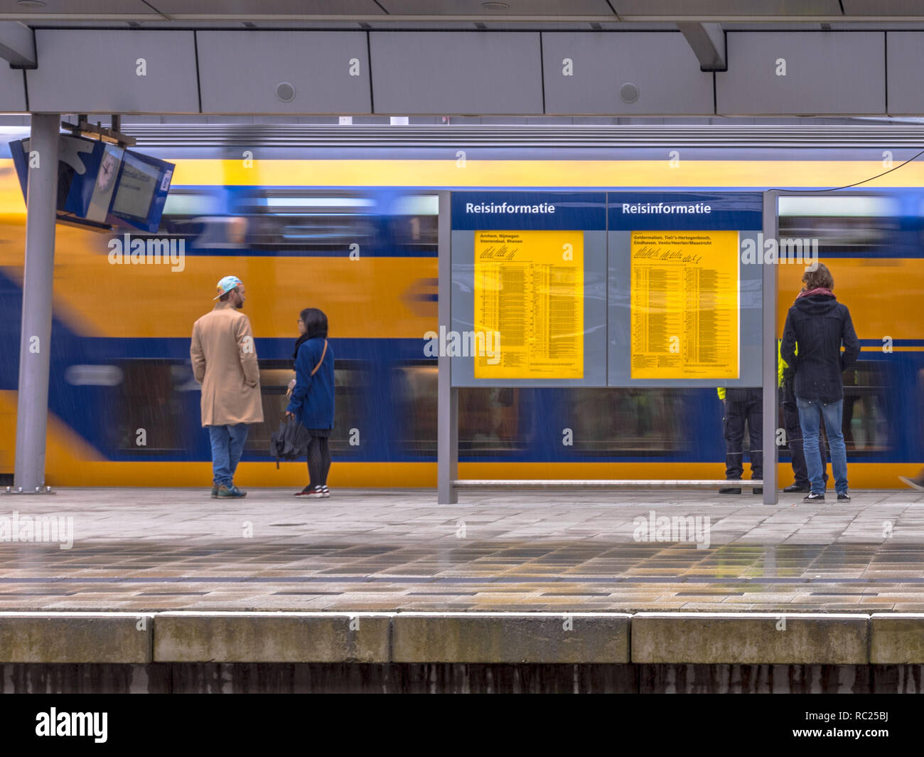 Double decker train holland hi-res stock photography and images - Alamy