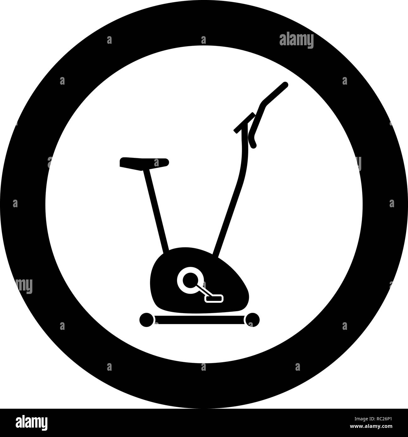 circle stationary bike