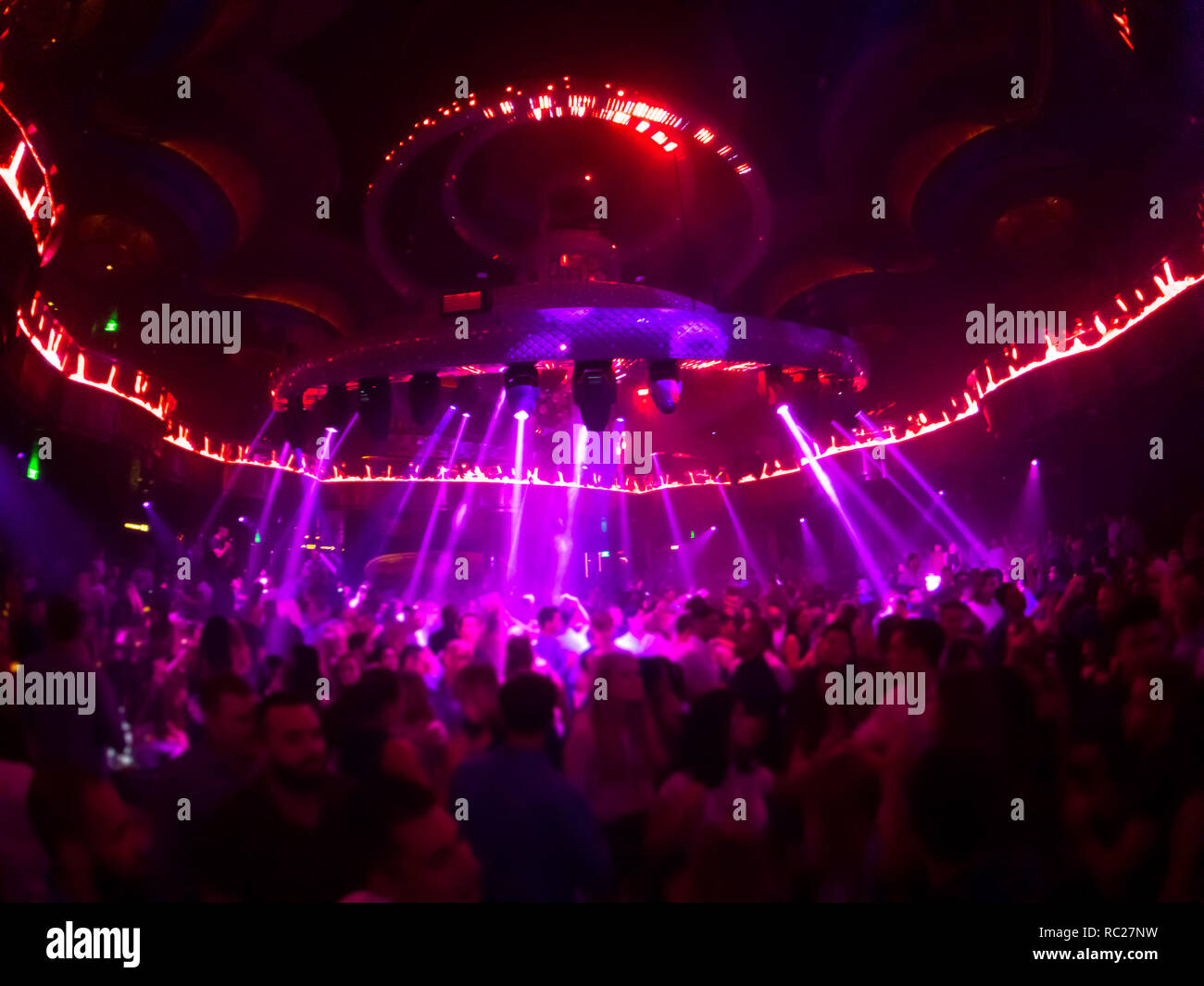 People dancing in Omnia night club Stock Photo - Alamy