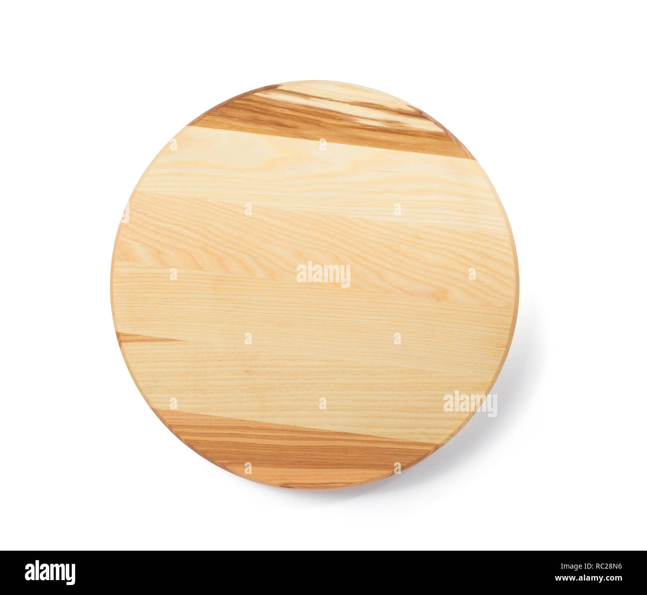 wooden cutting board isolated on white background Stock Photo - Alamy