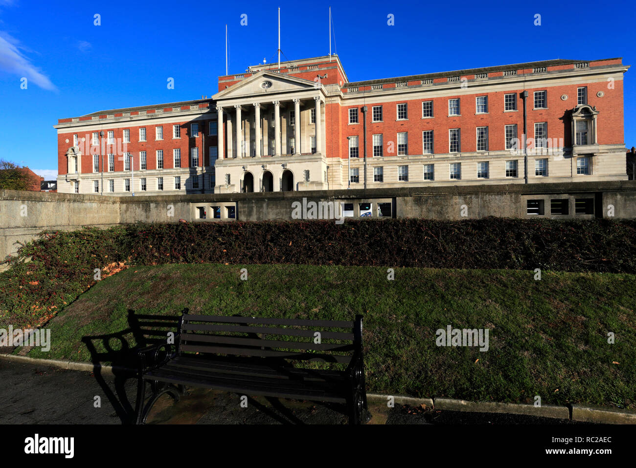 The Town Hall, Chesterfield town, Derbyshire, England, Britain, UK ...