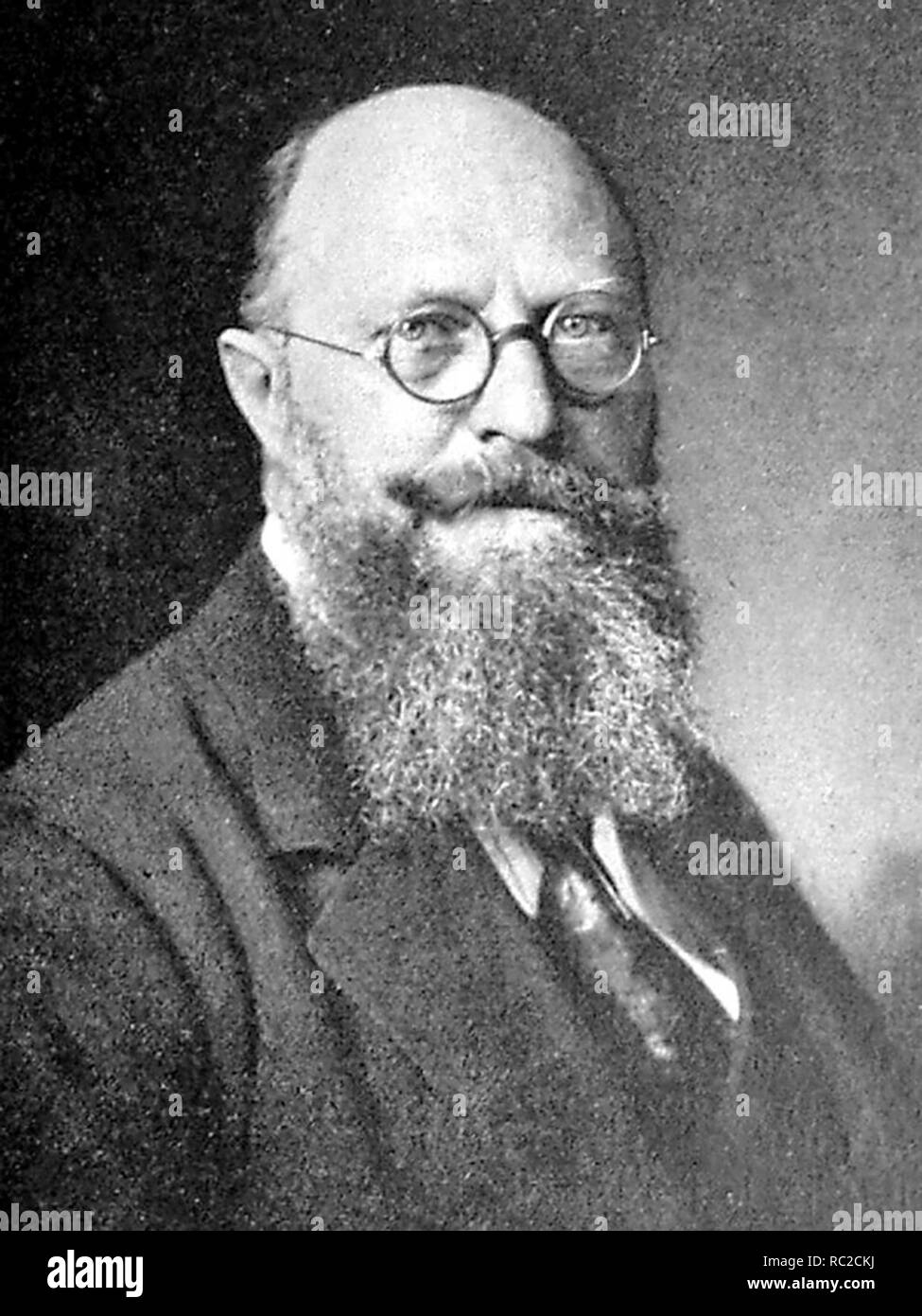 Thorvald August Marinus Stauning (1873 – 1942) 9th Prime Minister of Denmark Stock Photo
